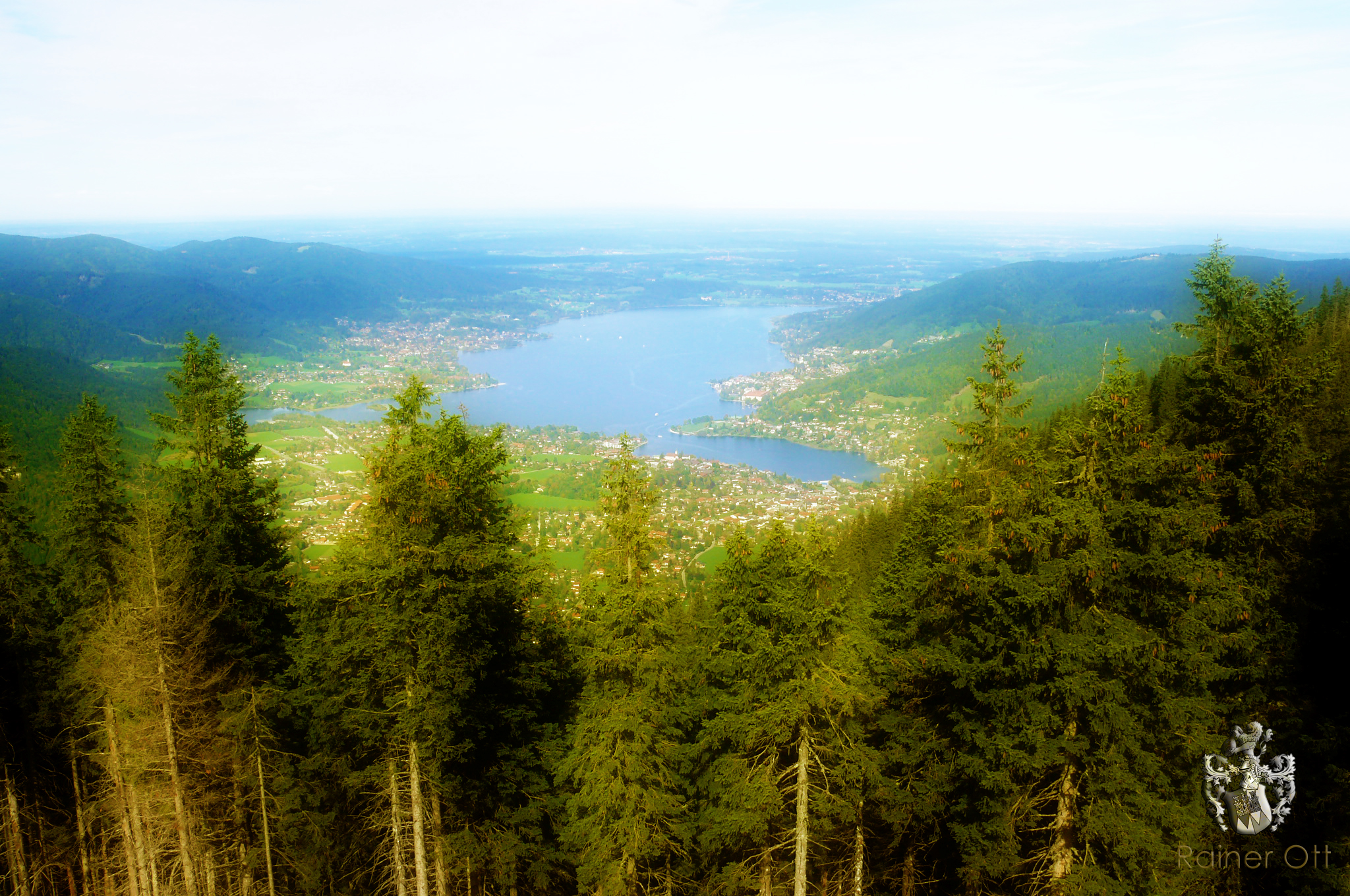 Tegernsee Bayern header gross Blick vom Wallberg