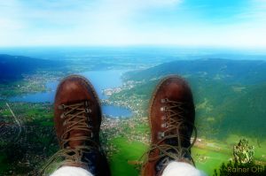 Wanderstiefel Wallberg Aussicht Tegernsee Rainer Ott Wanderschuhe Berg