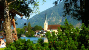 Malerwinkel Rottach Egern Tegernsee See Kirche