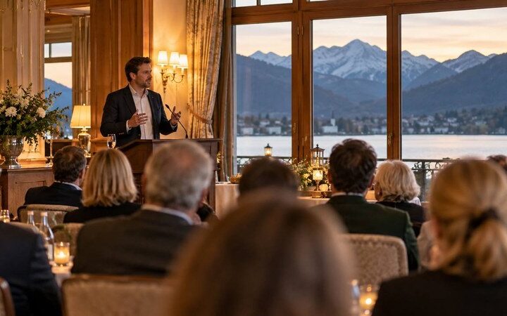 Andreas Voßkuhle spricht in Rottach-Egern über das Verfassungsgericht