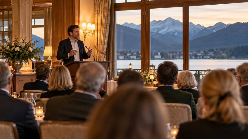 Andreas Voßkuhle spricht in Rottach-Egern über das Verfassungsgericht