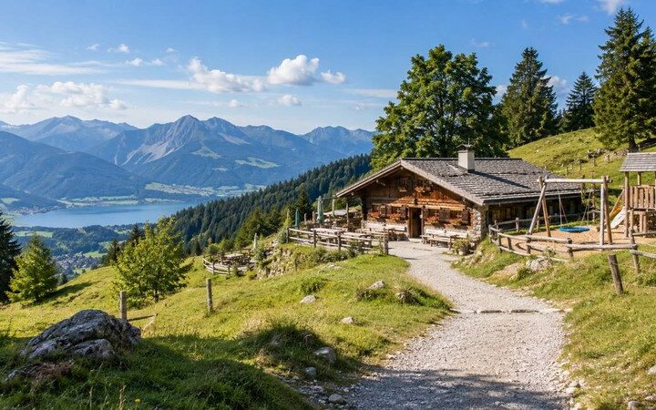 Käseralm am Samerberg: Wanderung mit Kindern