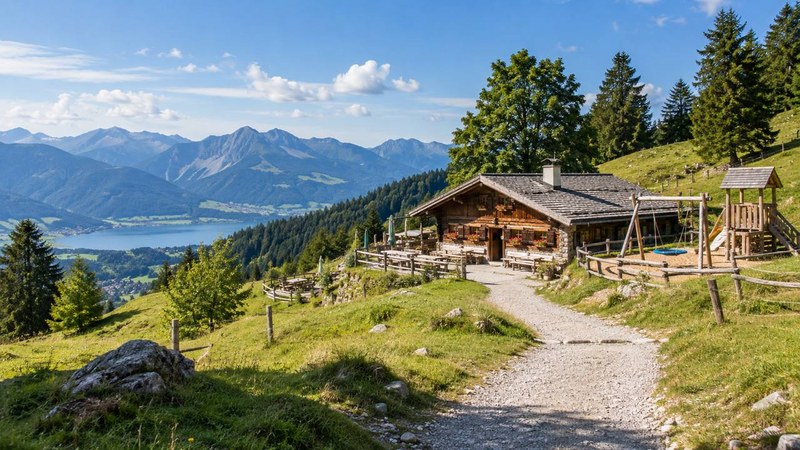 Käseralm am Samerberg: Wanderung mit Kindern
