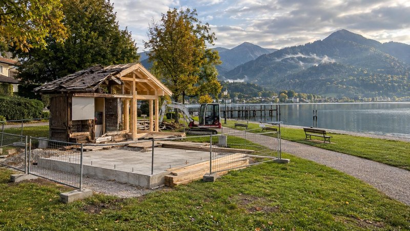 Rottach-Egern baut neuen Kiosk an der Kuranlage
